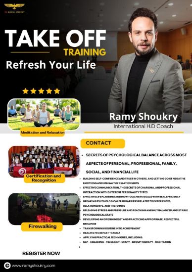 Picture of 2 Day live Seminar - Take Off - Restart Your Life